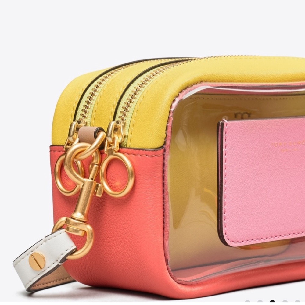 TORY BURCH Perry Clear Camera Crossbody Handbag - Picture 4 of 6